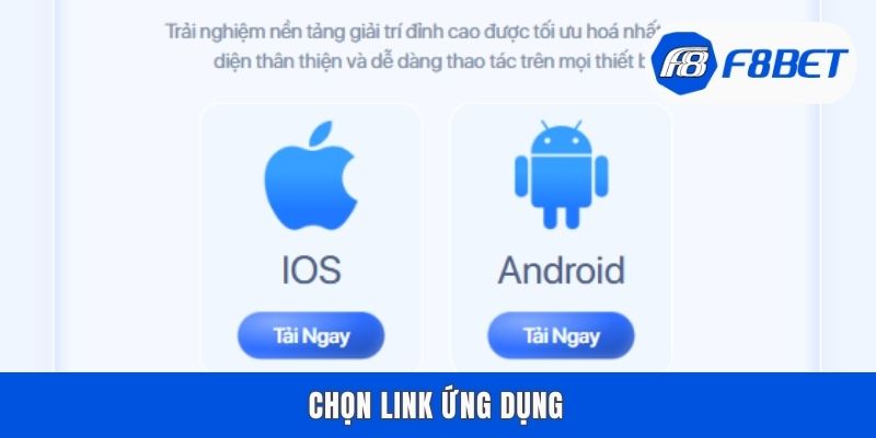 Chọn link ứng dụng