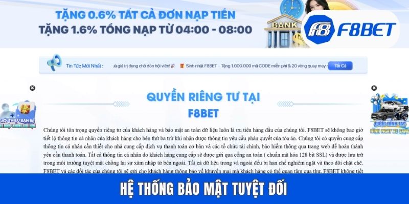 Hệ thống bảo mật tuyệt đối